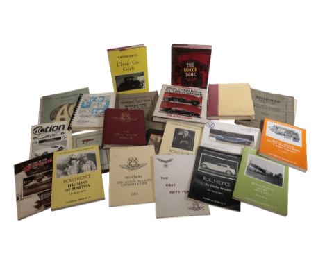 COLLECTION OF MOTORING WORKSHOP MANUALS AND OTHER VARIOUS MOTORING BOOKS to include The Morris Oxford (series "mo") workshop 