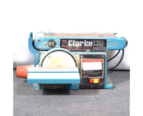 Clarke Woodworker belt and disc sander
