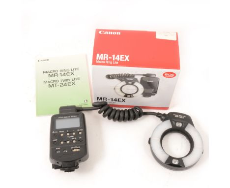 Canon MR-14EX Macro ring lite, boxed with instructions.