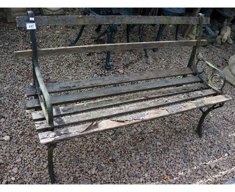 Small garden bench A/F