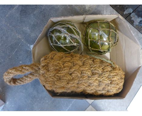 Three vintage fishing weights 