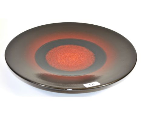 A Poole Pottery limited edition charger, from the planets series 'Mars', Dia. 41cm.