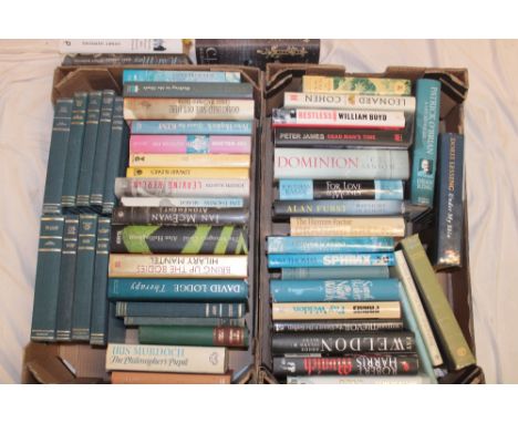 A selection of various modern first edition vols., autobiographies etc.