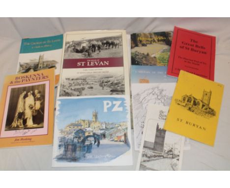 The Book of St. Levan, 2004 dust-jacket; Hoyle (S.) The Church of St. Levan - A Guide in History; Heritage Walks in St. Levan