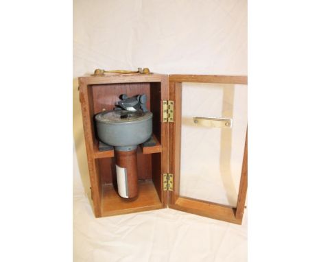 A Sestrel hand-held liquid compass by Henry Browne &amp; Son Limited in fitted case