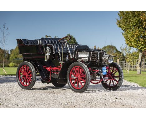 1902 MMC 10hp Twin-Cylinder Rear-Entrance Tonneau Registration no. DR 14 Chassis no. 614 Engine no. 2109• An important short-