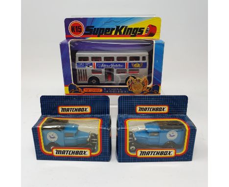 A Matchbox Super Kings, K-15, boxed and various other toys, mostly boxed (2 boxes) 
