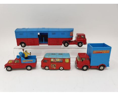 A Corgi Major Toys Chipperfields Circus set, unboxed (qty)Please see photographs of what is included in this lot 
