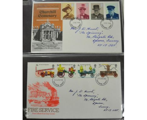 Carton containing GB FDCs with some Presentation Packs, Commonwealth stamps in 6 volumes, £20+ GB face and 4 New South Wales 