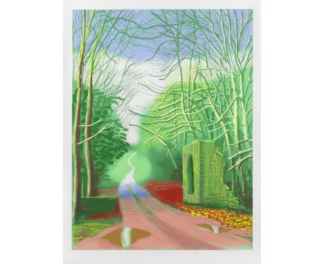 David Hockney R.A. (British, born 1937)The Arrival of Spring in Woldgate, East Yorkshire in 2011 (twenty eleven) – 19 Februar