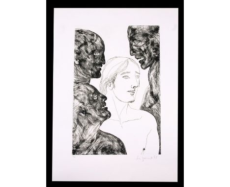 Lin Jammet (1958-2017) - numbered 1/30 and signed &amp; dated '98 in pencil to the margin, limited edition print, unframed, 3