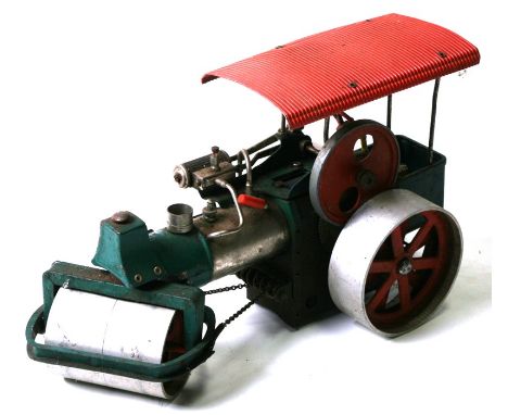 A Mamod style steam road roller, 32cms (12.5ins) long.