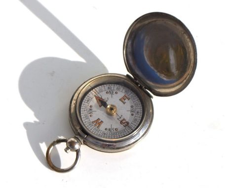 A WW1 Terrasse pocket watch officers Compass. Marked on the case: TERRASSE.W.Co. VI. 63091. 1918. with the War Department arr