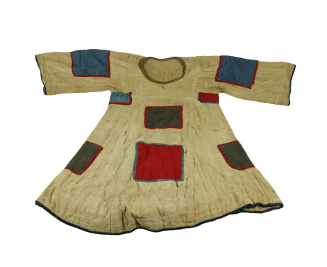 A Dervish Jibbah (patch smock) from the Warriors of Mahdi in the Sudan, after the battle of the Ginnis, c. 1885, lined and wi