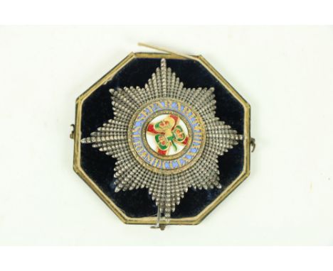 The Most Illustrious Order of Saint Patrickÿ  [William Ulick Tristram St. Lawrence]ÿ4th Earl of Howthÿ- an attractive jewel c