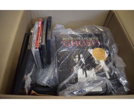 Group of Michael Jackson Collectors items primarily books and CDs (qty)   