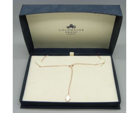 A silver gilt and synthetic opal necklace 