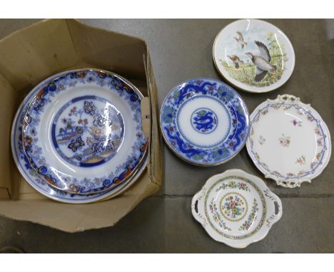 A collection of oriental and other decorative plates **PLEASE NOTE THIS LOT IS NOT ELIGIBLE FOR POSTING AND PACKING** 