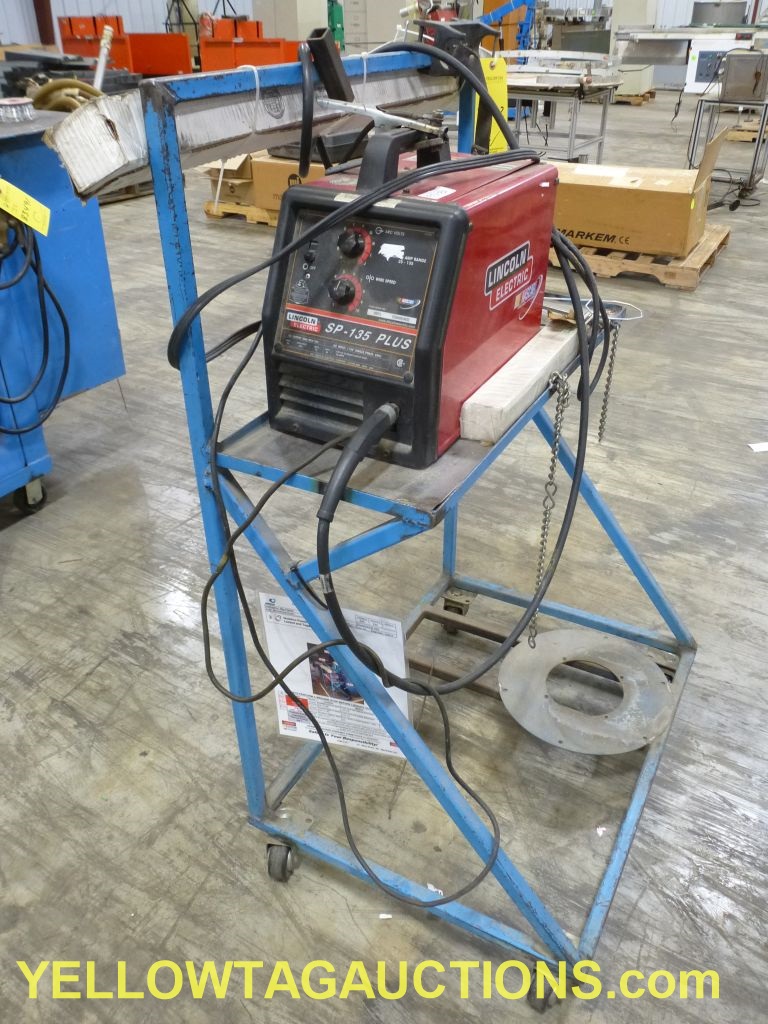 Lincoln Mig WelderModel No. SP135 Plus; 90A, 18V; Single PhaseLot