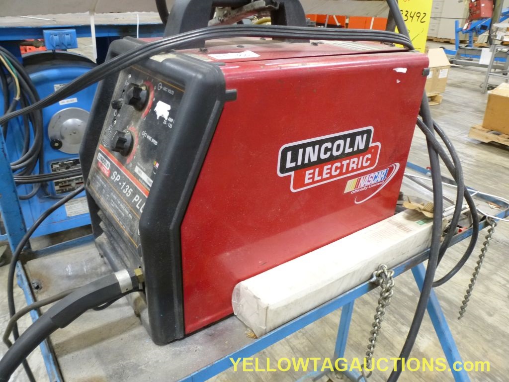 Lincoln Mig WelderModel No. SP135 Plus; 90A, 18V; Single PhaseLot