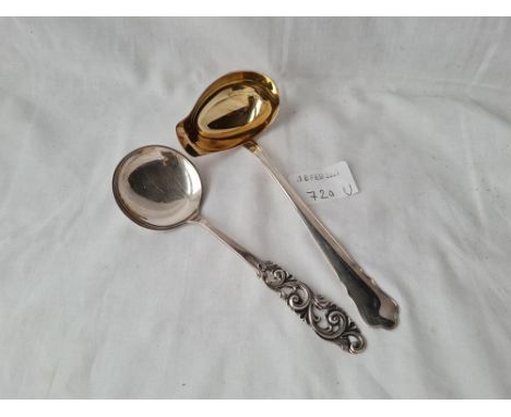 A continental 800 standard ladle and a spoon 80 gms 