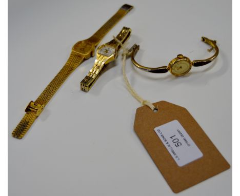 3 VARIOUS LADIES WRIST WATCHES, TIMEX, INGERSOLL & LIMIT     