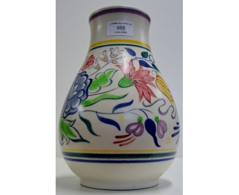 10" POOLE POTTERY VASE     