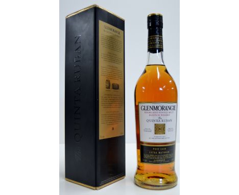 GLENMORANGIE "THE QUINTA RUBAN" PORT CASK EXTRA MATURED HIGHLAND SINGLE MALT SCOTCH WHISKY WITH PRESENTATION BOX - 70CL, 46% 