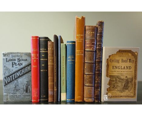 THROSBY, John. The History and Antiquities of...Nottingham, 4to 29.3 x 24cm, re-backed, bookplates for Nottingham Public Libr