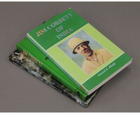 Jim Corbett, two biographies by Anaud Khati and N K Singh and one other book.