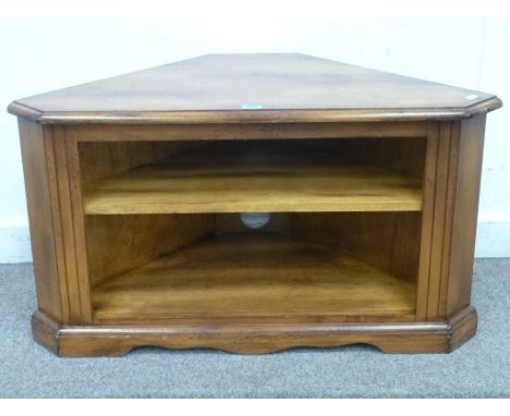 Light wood corner tv stand, W100cm x H56cm