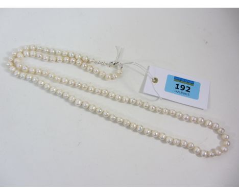 Freshwater pearl necklace 76cm