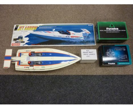 Kyosho Jet Arrow radio controlled electric powered racing boat