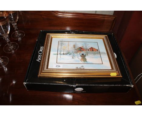 A limited edition Goebel framed plaque number 775/2000