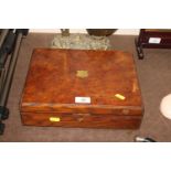 A cased set of West & Son Dublin white metal handle