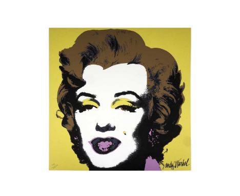 After Andy Warhol(American 1928-1987)"Marilyn",signed in the plate,limited edition offset lithograph, numbered 209/2400, with
