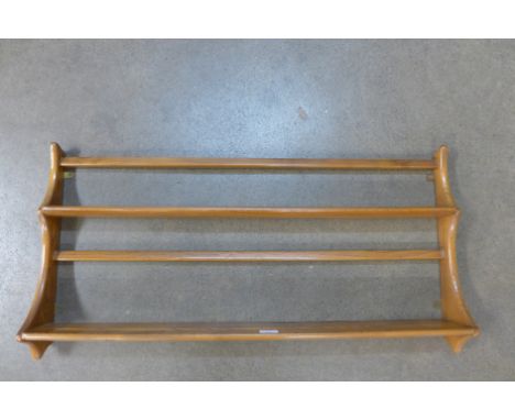 An Ercol plate rack