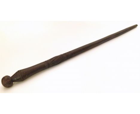 African hardwood walking stick Unfortunately we are not doing condition reports on this sale.