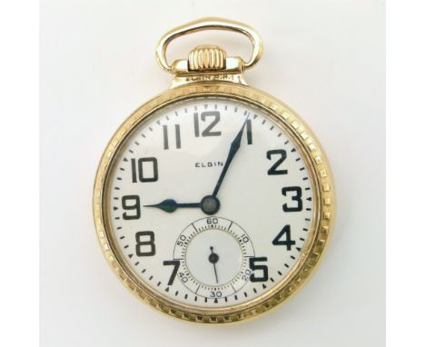 Elgin by Raymond vintage railroad pocket watch with "All" inscribed to reverse Unfortunately we are not doing condition repor