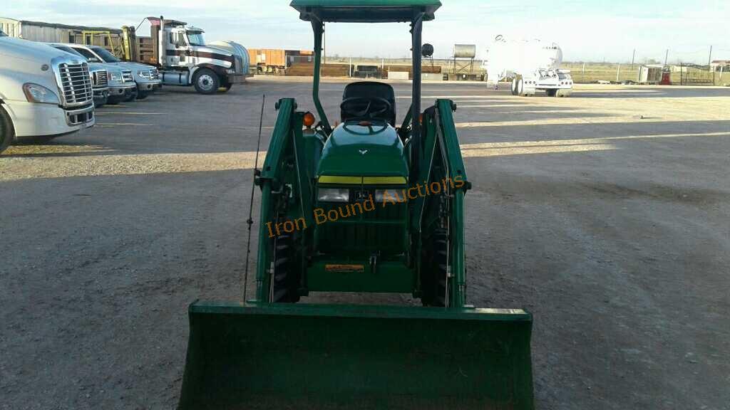 2003 John Deere 790 Tractor, John Deere 419 Front End Loader w/ Bucket