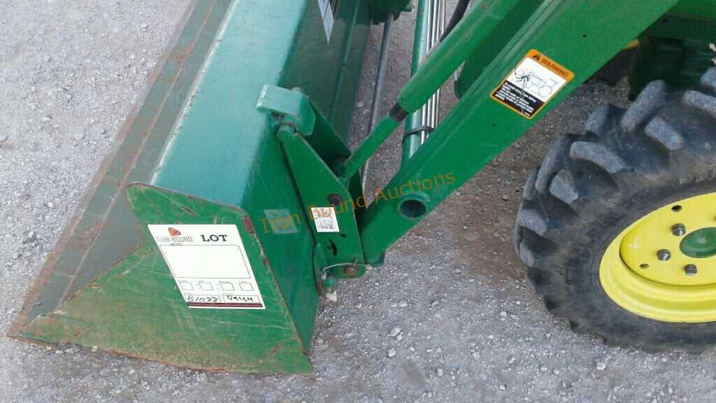 2003 John Deere 790 Tractor, John Deere 419 Front End Loader w/ Bucket