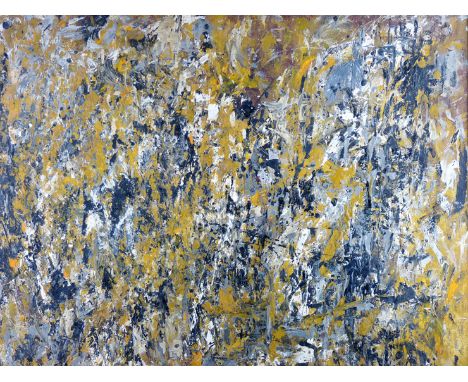 ARTHUR GIARDELLI oil on canvas - abstract, signed with initials bottom left, 23.5 x 28.5 ins (60 x 73 cms)