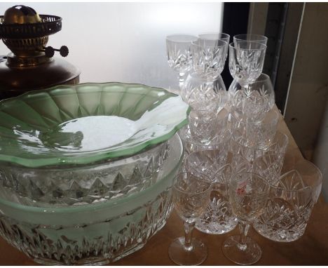 Quantity of mixed ceramics and glassware to include brandy balloons. Not available for in-house P&amp;P 