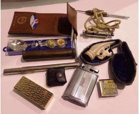 Mixed collectables including an Acme Referee whistle. P&amp;P Group 2 (£18+VAT for the first lot and £3+VAT for subsequent lo