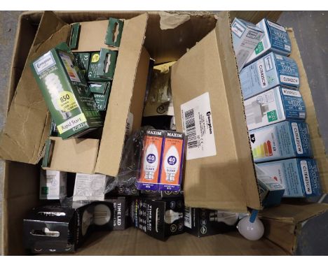 Large quantity of mixed light bulbs. Not available for in-house P&amp;P 