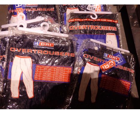 Nine pairs of new old stock DRI over pants, sizes L - XL. P&amp;P Group 2 (£18+VAT for the first lot and £3+VAT for subsequen