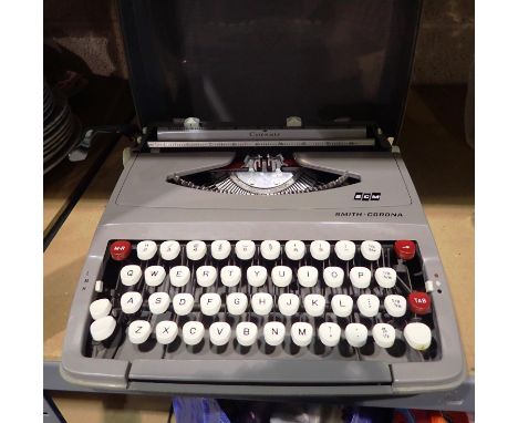 Smith-Corona Corsair series portable typewriter. Not available for in-house P&amp;P 