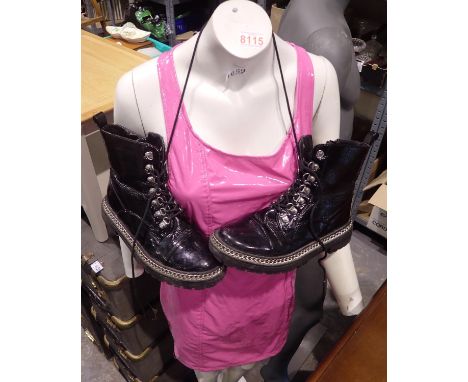 Female full body mannequin. with dress and boots Not available for in-house P&amp;P 