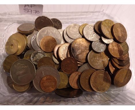 Mixed UK and world coins. P&amp;P Group 1 (£14+VAT for the first lot and £1+VAT for subsequent lots) 