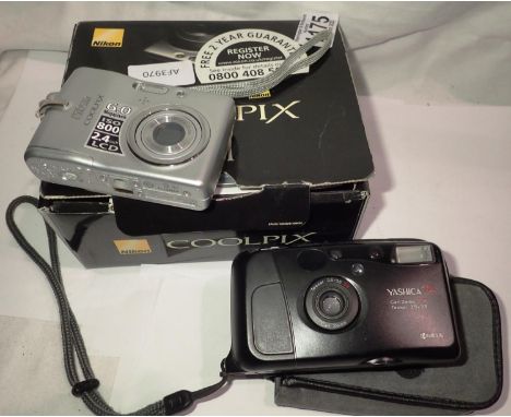 Boxed Nikon Coolpix L11 camera and another. P&amp;P Group 2 (£18+VAT for the first lot and £3+VAT for subsequent lots) 